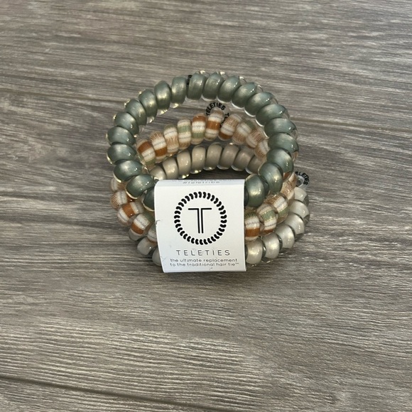 🆕Teleties 3 Pack💚🤎🤍 - Picture 3 of 6